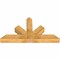 Ekena Millwork Saratoga Rough Sawn Timber Gable Bracket, Western Red Cedar, 60"W x 32"H x 6"D x 6"F, 13/12 Pitch GBW060X32X0606SAR00RWR - alternate 4